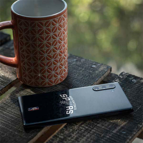 NBA San Antonio Spurs Distressed Galaxy Note 10 Skin
